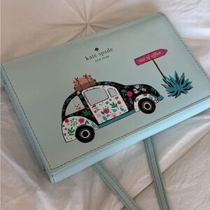 Kate Spade  Blue Floral handbag